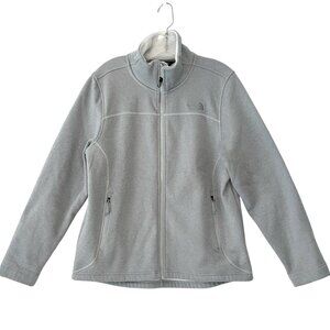 The North Face Women’s Timber Full Zip Jacket Outdoor Fall Fleece -Gray Size L